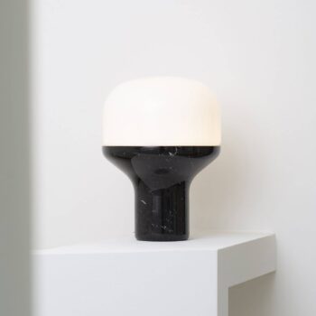 Martinelli Luce Delux stolná 43 cm mramor čierna