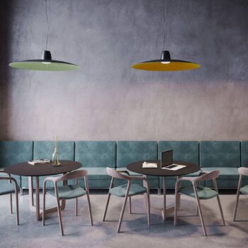 Martinelli Luce Lent závesné LED svietidlo, sivé