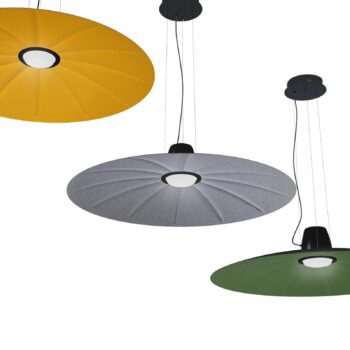 Martinelli Luce Lent závesné LED svietidlo, sivé