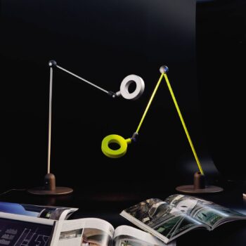 Martinelli Luce L‘amica stolná LED lampa, pistácia