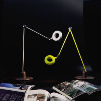 Martinelli Luce L‘amica stolná LED lampa, pistácia