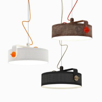 Martinelli Luce Modena závesné LED svetlo, čierna