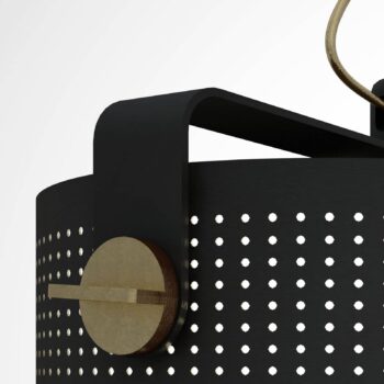 Martinelli Luce Modena závesné LED svetlo, čierna