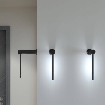 Martinelli Luce Mosca LED svetlo 20 cm čierna
