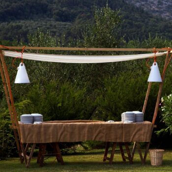 Martinelli Luce Trilly svietidlo zástrčka, Ø 27 cm
