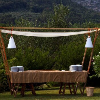 Martinelli Luce Trilly svietidlo zástrčka, Ø 45 cm