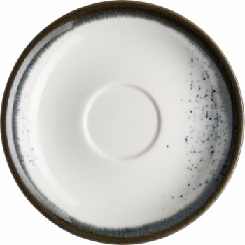 Mäser Espresso krožnik Pintar White modre pike 13 cm, S
