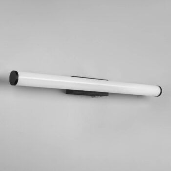 Mattimo LED nástenné svietidlo, šírka 60 cm, čierne, vypínač