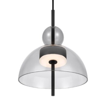 Maytoni Bangkok, tvar gule, svetlosivá, Ø 25 cm, sklo