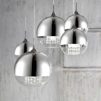 Maytoni Fermi závesná lampa 5-pl krištáľový záves