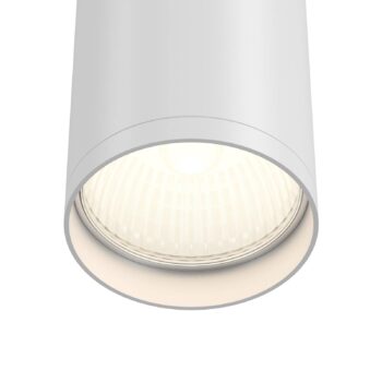 Maytoni Focus stropné svietidlo, biele, Ø 5,2 cm, hliník, GU10