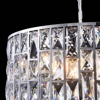 Maytoni Gelid závesná lampa disky krištáľové sklo