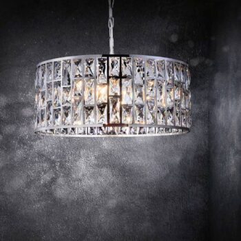 Maytoni Gelid závesná lampa disky krištáľové sklo