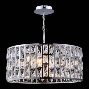 Maytoni Gelid závesná lampa disky krištáľové sklo