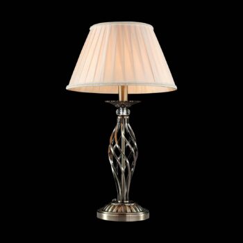 Maytoni Grace stolová lampa 1-pl., mosadz/béžová