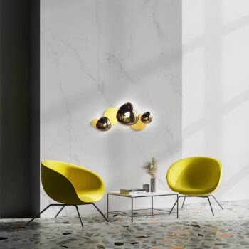 Maytoni Jack-stone nástenné LED, 79 cm zlatá