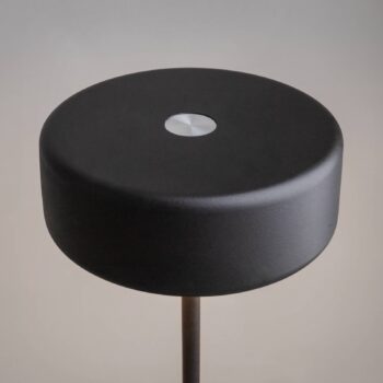 Maytoni LED dobíjacia stolová lampa AI Collaboration, hliník, čierna