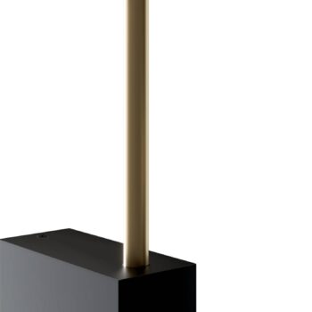 Maytoni LED nástenné svietidlo Pars, 62,3 cm, čierna/zlatá, hliník