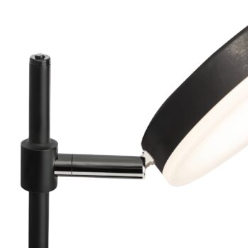 Maytoni LED stolová lampa Fad, čierna, kov 47 cm nastaviteľná