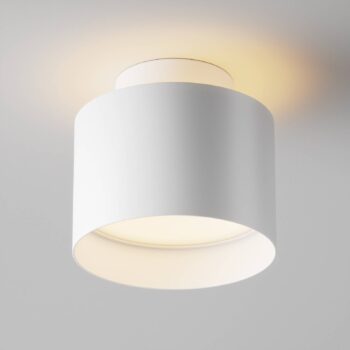 Maytoni LED stropné svietidlo Planet, biele Ø 10cm hliník 3000K
