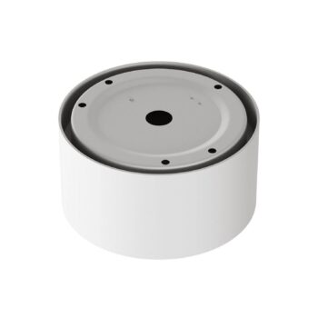 Maytoni LED stropné svietidlo Vega, biele, Ø 14 cm, 15 W, hliník