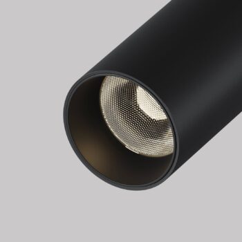 Maytoni LED stropný spot Focus T, čierny, výška 30 cm, pohyblivý