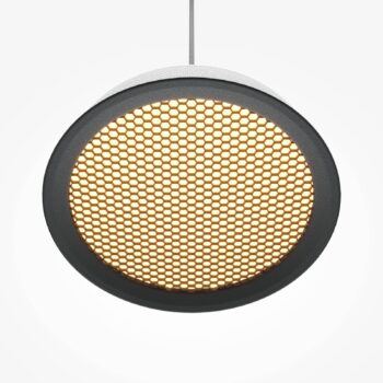 Maytoni LED závesné svetlo El, Ø 15,3 cm, biela, hliník