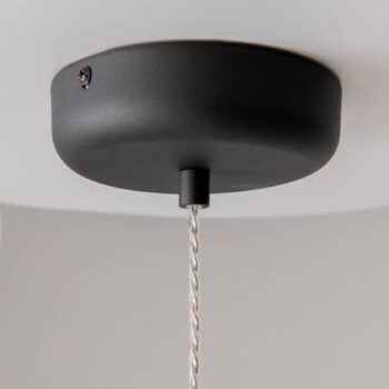 Maytoni LED závesné svietidlo Spirito, dymovo šedé, sklo, Ø 26 cm