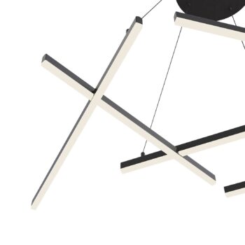 Maytoni Line závesné LED svietidlo 3 000 K čierna