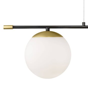 Maytoni Nostalgia závesná lampa 2-pl., zo skla