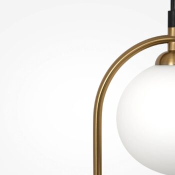 Maytoni Ring závesná lampa 2-pl., mosadz/biela