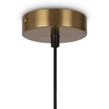 Maytoni Ring závesná lampa 2-pl., mosadz/biela