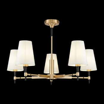 Maytoni Zaragoza luster 5-pl. textilné tienidlo
