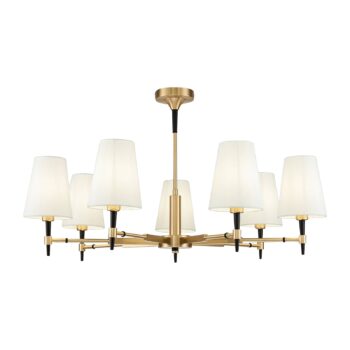 Maytoni Zaragoza luster 7-pl. textilné tienidlo