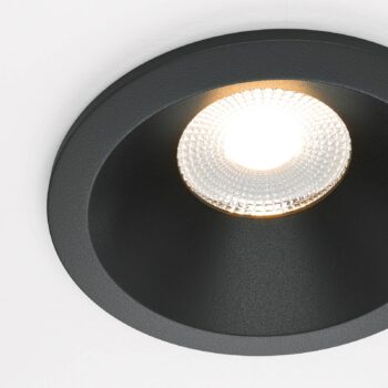 Maytoni Zoom LED vstavané svietidlo 930 IP65 okrúhly triak, čierna