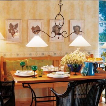 Menzel Provence Chalet – závesná lampa 2-pl.