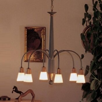 Menzel Stella – závesná lampa 6-plameňová