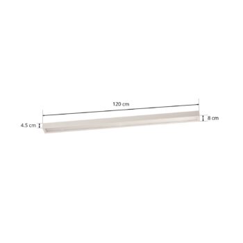 Mera LED nástenné svietidlo, šírka 120 cm, biela, 3 000 K