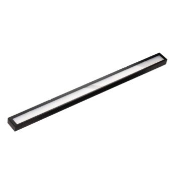 Mera LED nástenné svietidlo, šírka 120 cm, čierna, 3000K