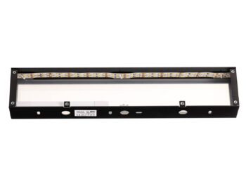 Mera LED nástenné svietidlo, šírka 40 cm, čierna, 3000K