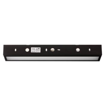 Mera LED nástenné svietidlo, šírka 40 cm, čierna, 4000K