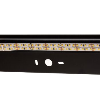 Mera LED nástenné svietidlo, šírka 80 cm, čierna, 3000K