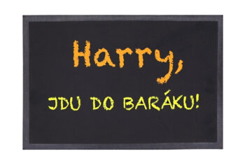 Mercury Flooring, Rohožka Harry, jdu do baráku 40x60 cm, 40x60, čierna