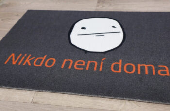 Mercury Flooring, Rohožka Nikto nie je doma 40x60 cm, 40x60, šedá
