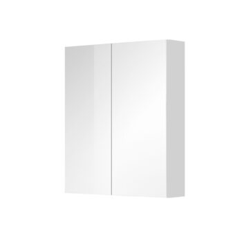 Mereo Aira, Mailo, Opto, Bino, Vigo kúpeľňová galerka 60 cm, zrkadlová skrinka, biela CN716GB