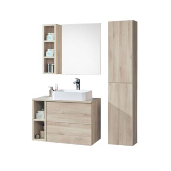 Mereo Aira, kúpeľňová skrinka s keramickým umývadlom 121 cm, biela CN713