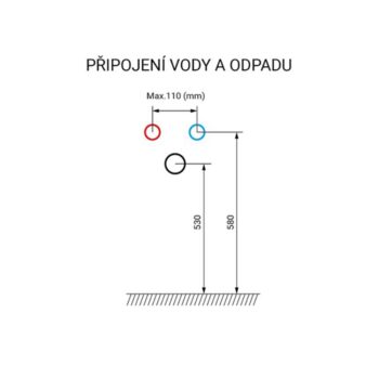 Mereo Bino, kúpeľňová skrinka s umývadlom z liateho mramoru 61 cm, biela CN660M