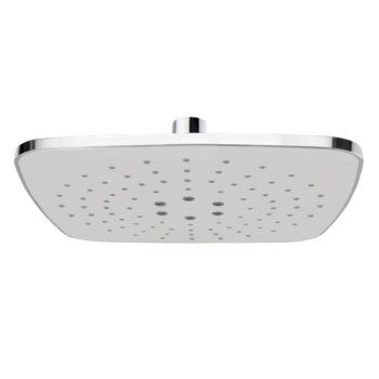 Mereo Termostatická vaňová batéria s hlavovou hranatou slim sprchou, sivá CB60101TSB