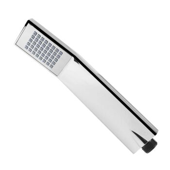 Mereo Termostatická vaňová batéria s hlavovou hranatou slim sprchou, sivá CB60101TSB