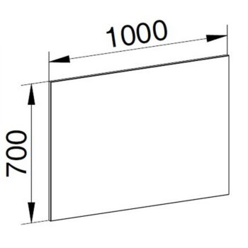 Mereo Zrkadlo 1000x700x20 mm CN694